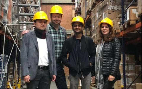 WE Global Pro Bono - Visiting the warehouse in Bogota, Colombia 2019