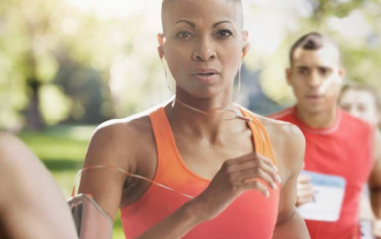 woman running