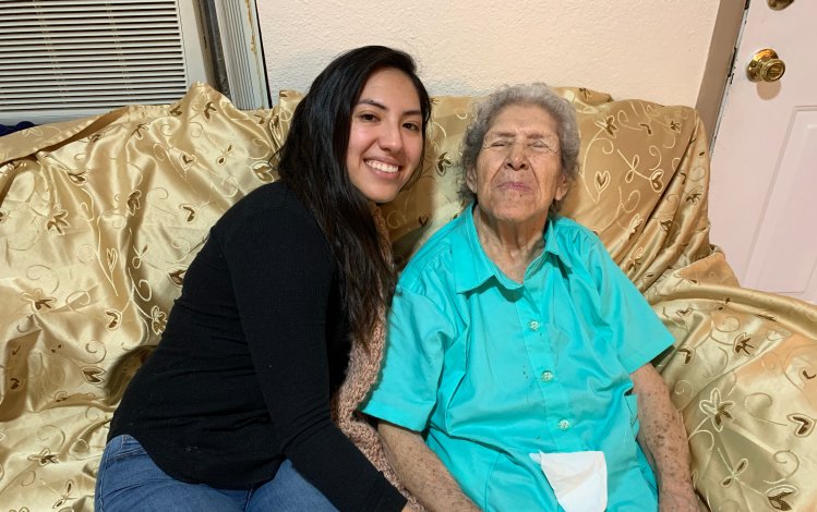 alicia vazquez with her grandmother on provoke media