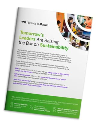 Tomorrow's Leaders are Raising the bar on Sustainability Cover